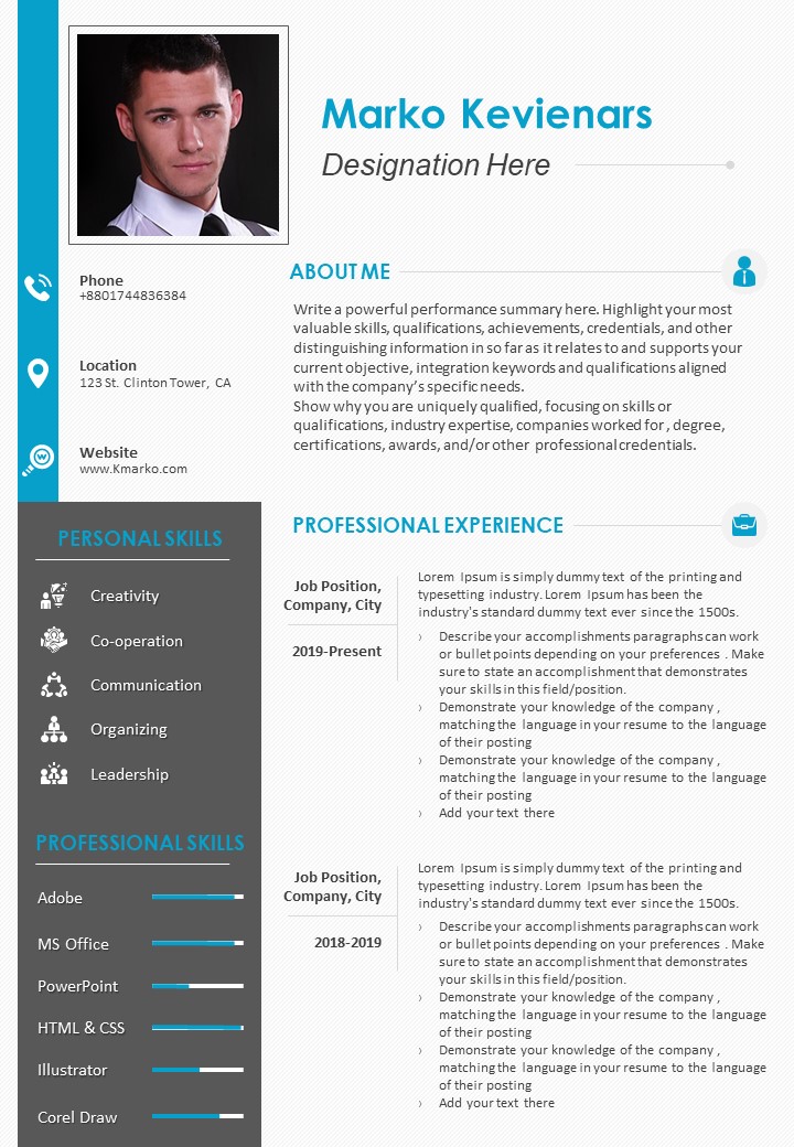 İşaxtaranlar üçün hazır CV nümunələri