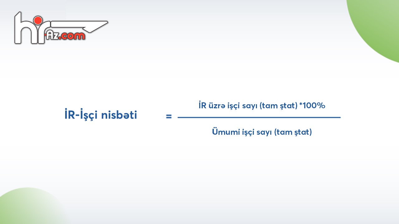 Optimal İR-İşçi nisbəti nədir, niyə lazımdır və necə hesablanır?